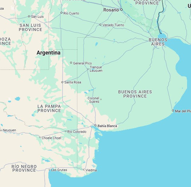 Map of Argentina