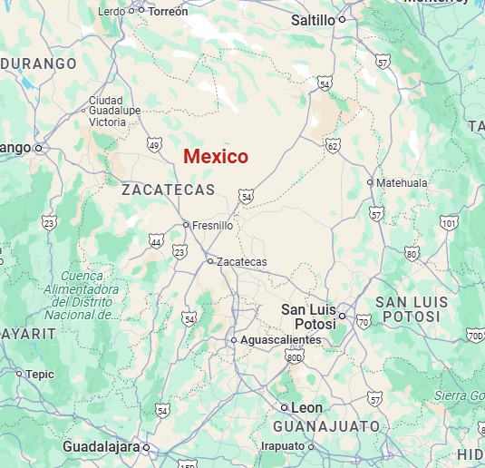 Map of Mexico